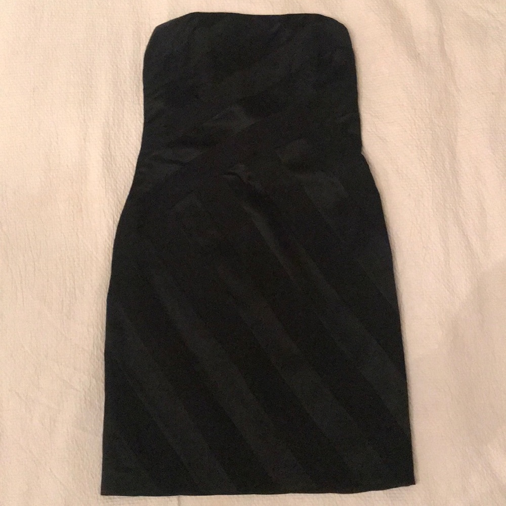 Black David Meister strapless dress Size 6